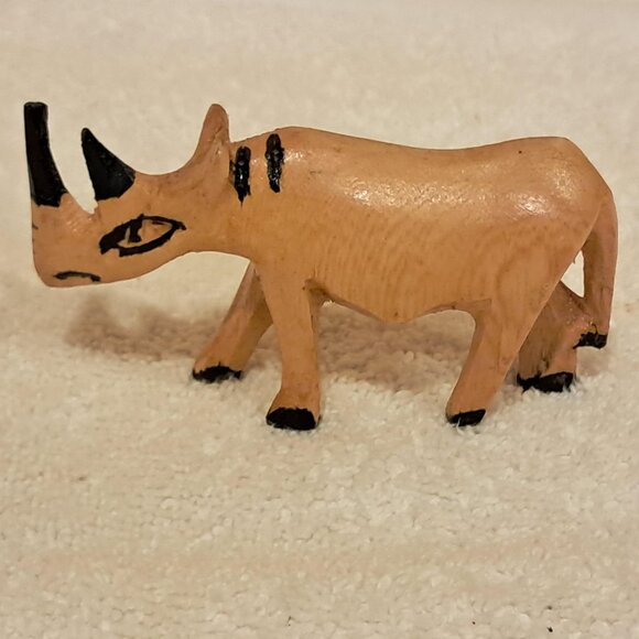 Other - African Hand Carved Wooden Figures (2)